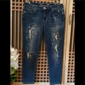 Seven Rhinestone Studded Jeans
